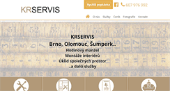 Desktop Screenshot of krservis.cz